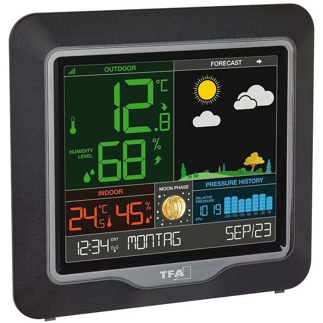 Product image 1 of TFA Weerstation Draadloos SEASON Met Gekleurde Display