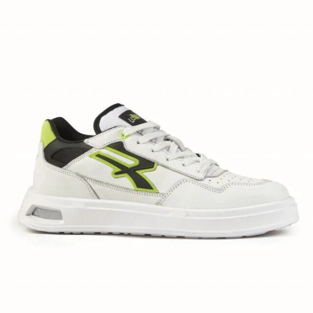 Product image 1 of U-Power Sneaker Urban Harlow Wit/Zwart/Fluogeel Maat 48
