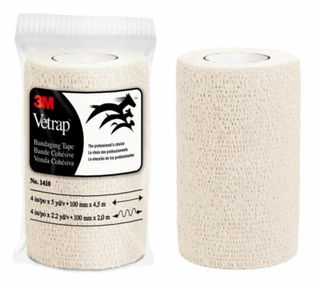 Product image 1 of 3M Vetrap Elastische Klauwtape Wit 10cm x 4,5m (18 Rollen)