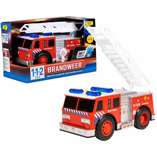 Product image 1 of 112 Rescue Racers Brandweer met Licht & Geluid