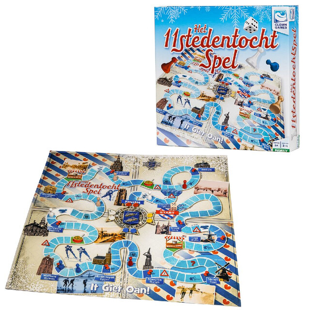 Product image 1 of Clown Games Het Elfstedentochtspel