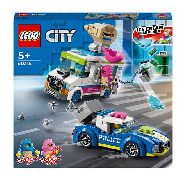 Product image 1 of LEGO City 60314 - IJswagen politieachtervolging