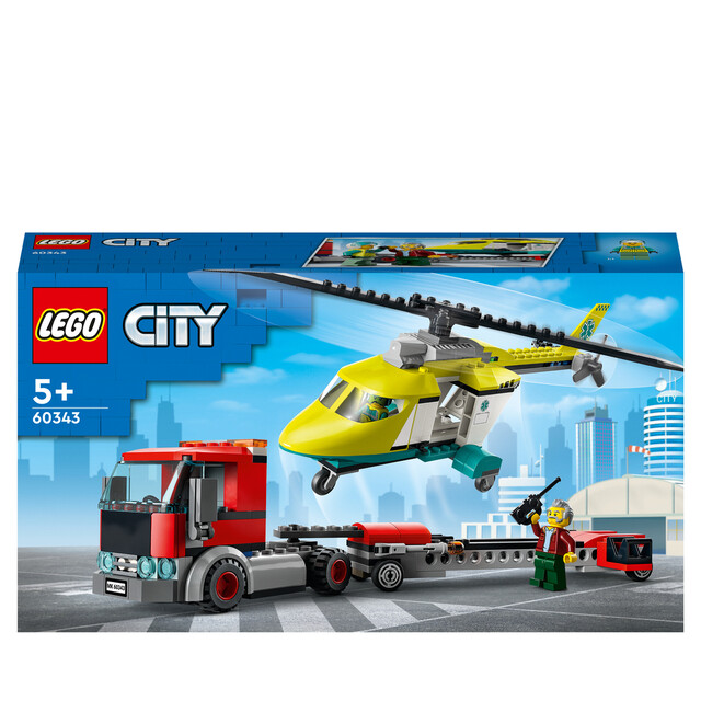 Product image 1 of LEGO City 60343 - Reddingshelikopter transport