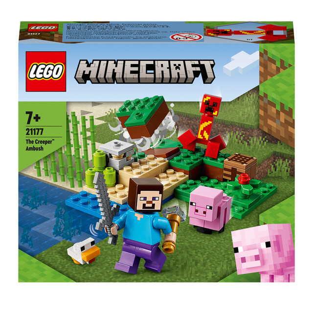 Product image 1 of LEGO Minecraft 21177 - De Creeper™ hinderlaag