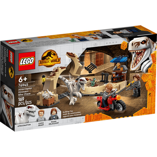 Product image 1 of LEGO Jurassic World 76945 - Atrociraptor dinosaurus motorachtervolging