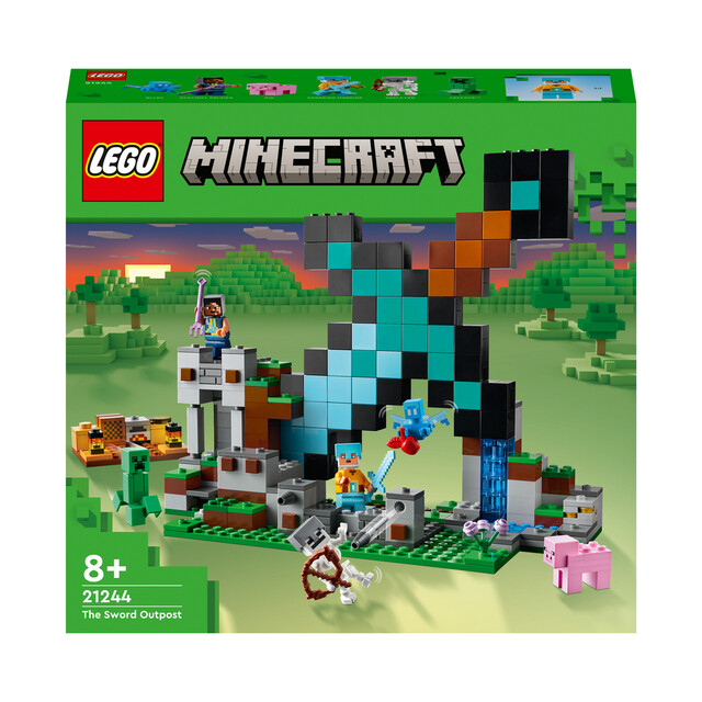 Product image 1 of LEGO Minecraft 21244 - Uitvalbasis Zwaard