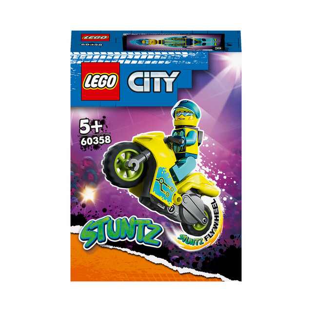 Product image 1 of LEGO City 60358 - Cyber stuntmotor