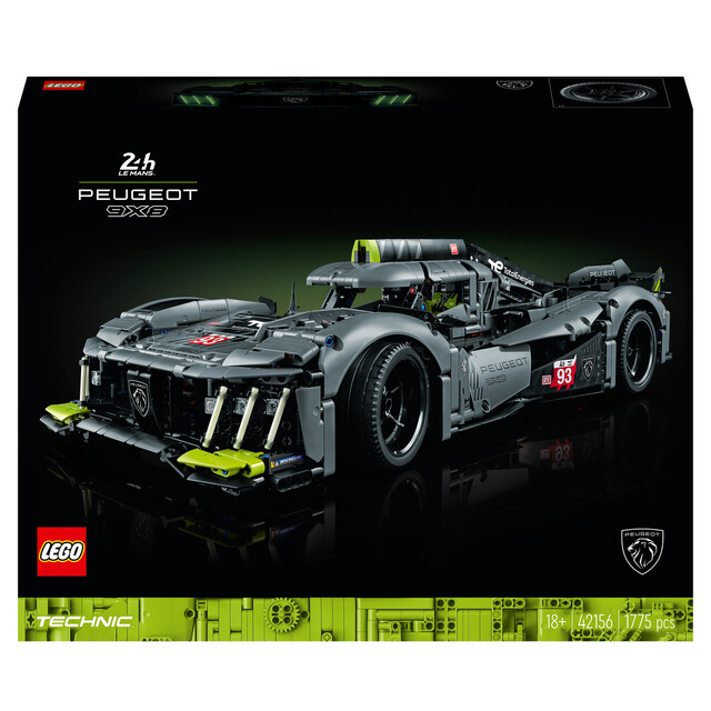 Product image 1 of LEGO Technic 42156 - PEUGEOT 9X8 24H Le Mans Hybrid Hypercar