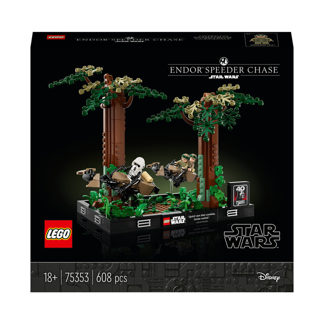 Product image 1 of LEGO Star Wars Endor™ speederachtervolging diorama