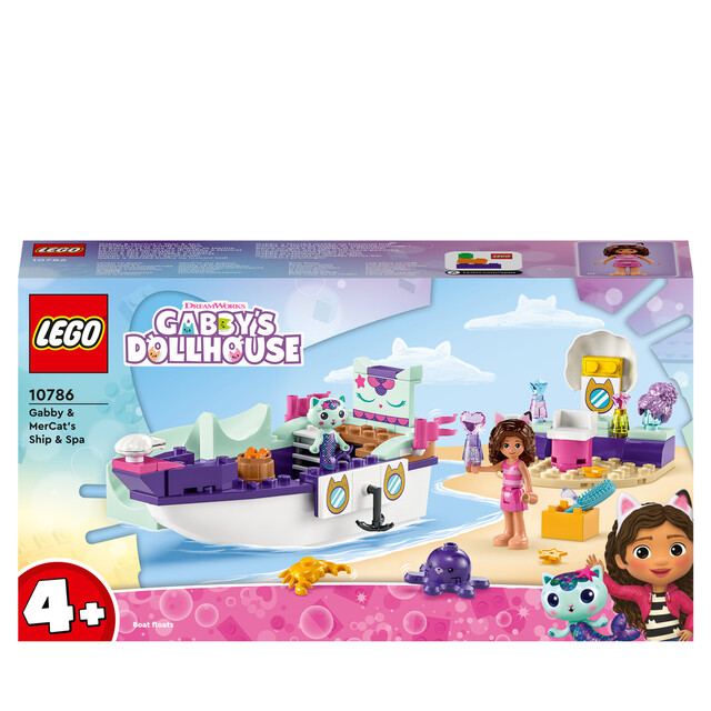 Product image 1 of LEGO Gabbys Dollhouse 10786 - Vertroetelschip van Gabby en Meerminkat