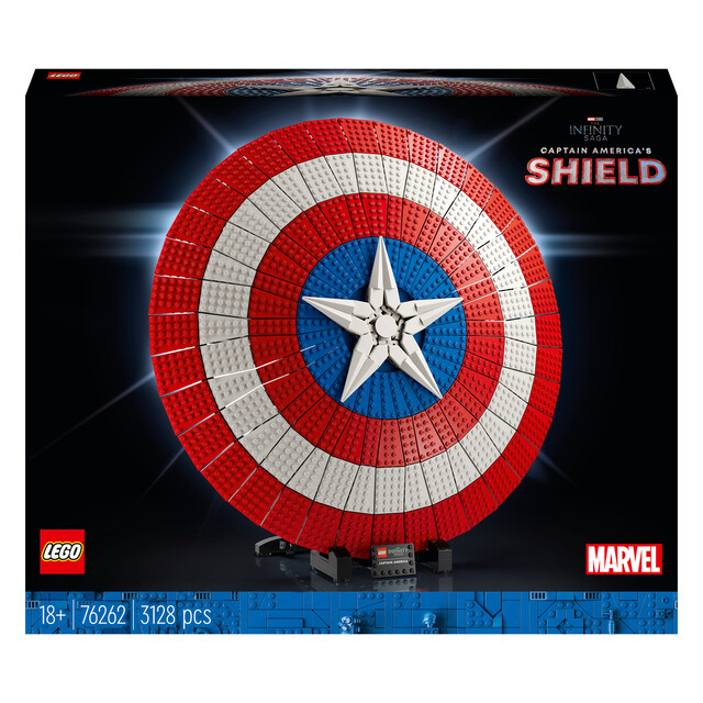 Product image 1 of LEGO ICONS 76262 - Marvel Super Heroes Het schild van Captain America