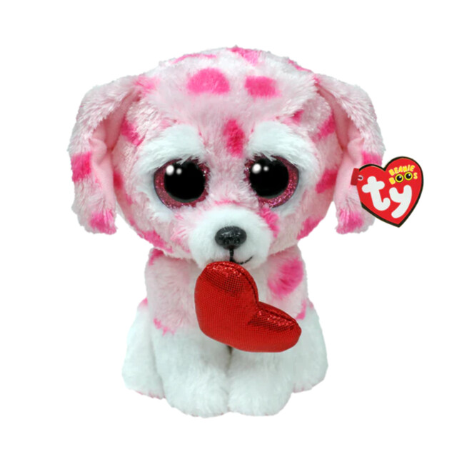 Product image 1 of Ty Beanie Boo's Valentine Rory Dog 15cm