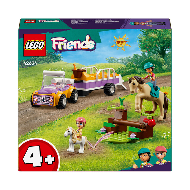 Product image 1 of LEGO Friends 42634 - Paard en pony aanhangwagen