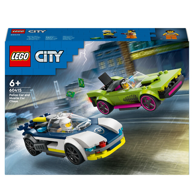 Product image 1 of LEGO City 60415 - Politiewagen en snelle autoachtervolging