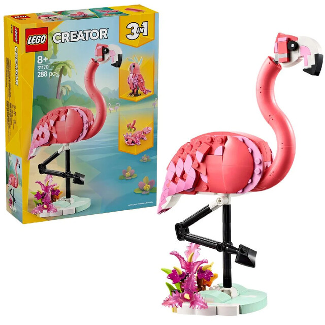 Product image 1 of Lego 31170 Creator Wilde Dieren Roze Flamingo