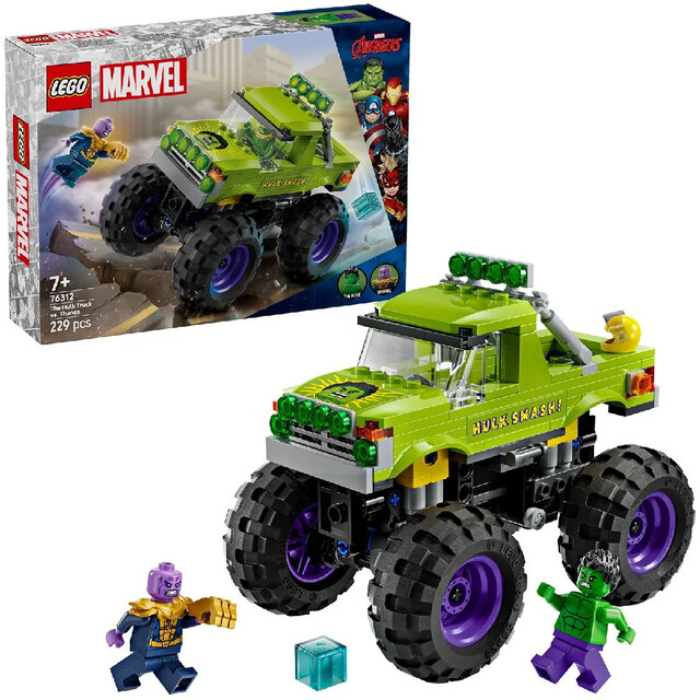 Product image 1 of Lego 76312 Super Heroes Marvel De Hulk Truck Vs Thanos