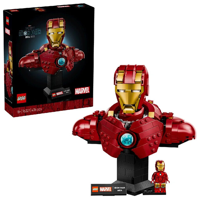 Product image 1 of Lego 76327 Super Heroes Marvel Iron Man Mk4 Buste