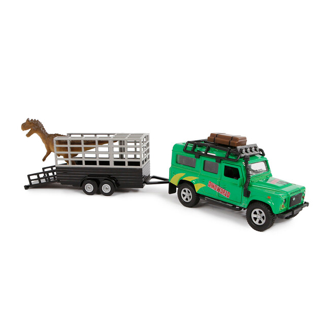 Product image 1 of Kids Globe 520178 - Land Rover Dino Transport 1:36