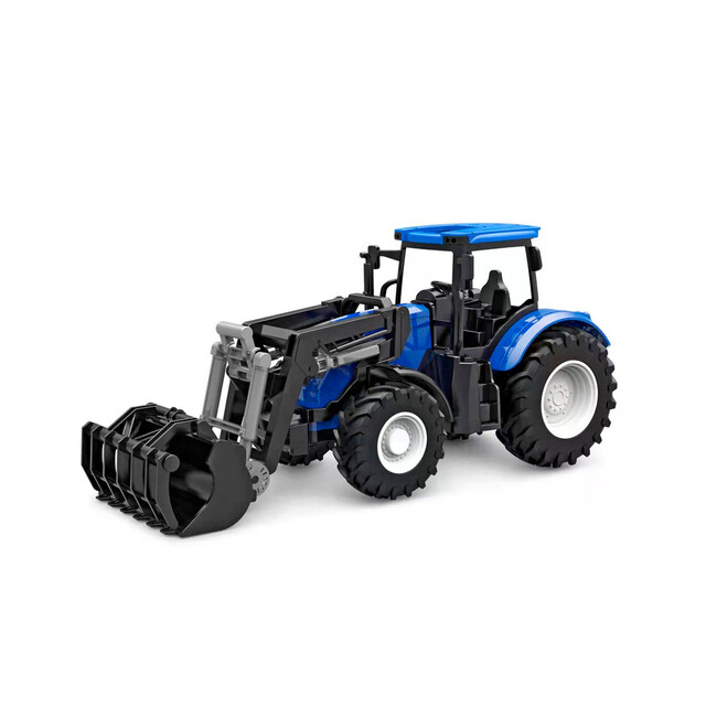 Product image 1 of Kids Globe 540474 - Tractor Freewheel Met Frontlader 1:24