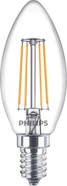 Product image 1 of Philips Filamentkaarslamp helder 40W B35 E14