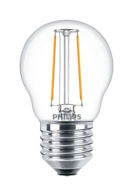 Product image 1 of Philips Filamentkaarslamp helder 25W Filament P45 E27