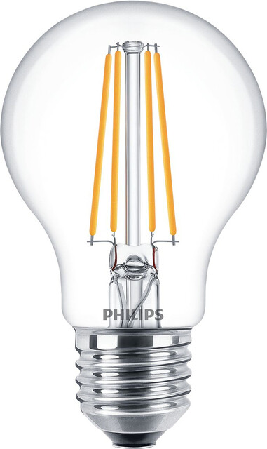 Product image 1 of Philips Filamentlamp helder 60W A60 E27 x2