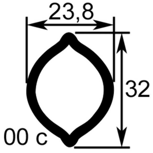 Product image 1 of Walterscheid Profielbuis L.1450 Binnen 23,8 X 32 Prof. (00c)