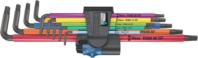 Product image 1 of 967/9 Tx Xl Multicolour Hf 1 Stiftsleutelset Met Vasthoudfunctie, Lang, 9-Delig