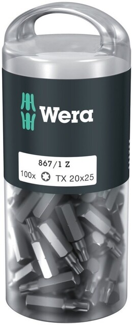 Product image 1 of 867/1 Torx® Bits Diy 100, Tx 20 X 25 Mm, 100-Delig