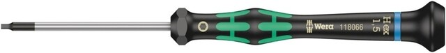 Product image 1 of Wera 2054 Kraftform Micro Binnenzeskant 1.5 x 60 mm schroevendraaier