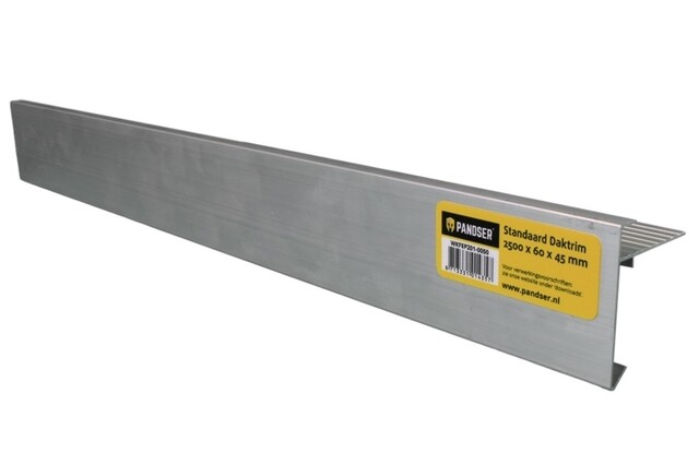 Product image 1 of Pandser Standaard daktrim 2500 x 60 x 45 mm