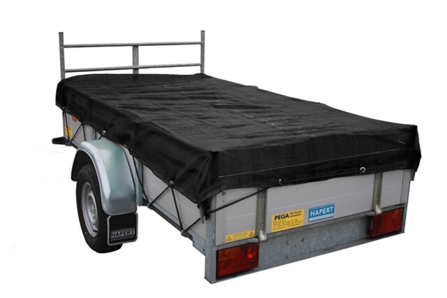 Product image 1 of Loadlok Aanhangernet Fijnmazig Met Koord Zwart - 2 m x 3,5 m