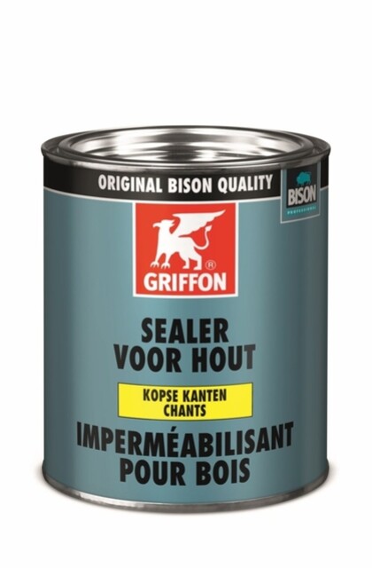 Product image 1 of Griffon Sealer voor Hout Kopse Kanten Wit Blik - 750 ml