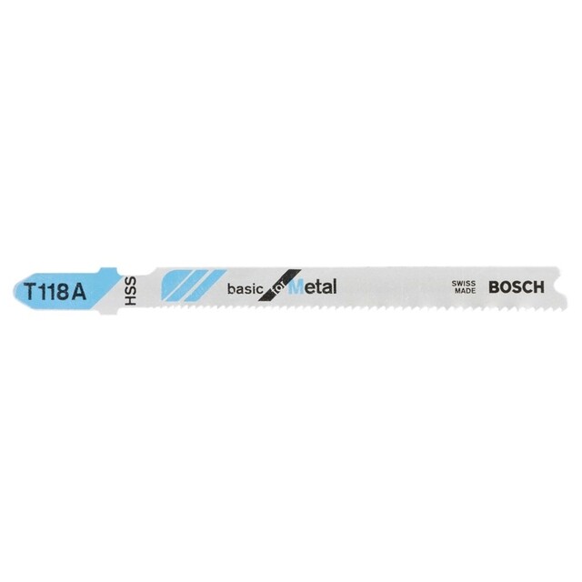 Product image 1 of Bosch Decoupeerzaagblad T118 A Basic For Metal 5 Stuks