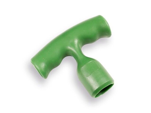 Product image 1 of Vol Kunststof T-Greep, Groen.