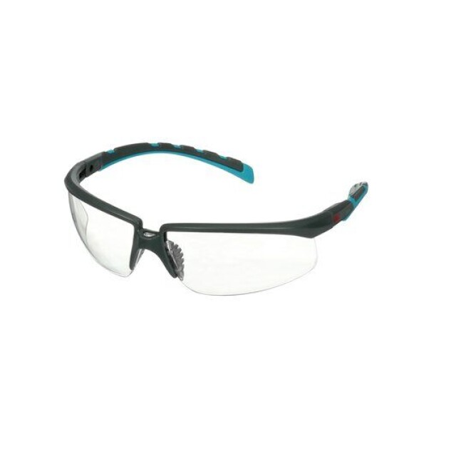 Product image 1 of 3M Solus 2000 Veiligheidsbril Blauw/Groen Met Helderen Lens