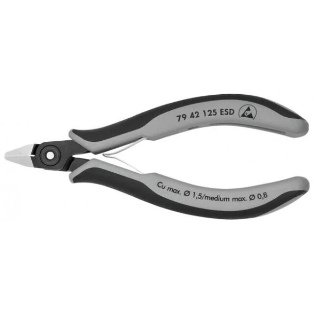 Product image 1 of Knipex Elektronica-Zijsnijtang - 79 42 125 ESD