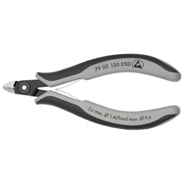 Product image 1 of Knipex Elektronica-Zijsnijtang - 79 02 120 ESD