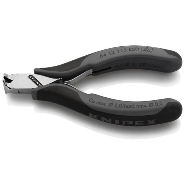 Product image 1 of Knipex Elektronica-Voorsnijtang - 64 12 115 ESD