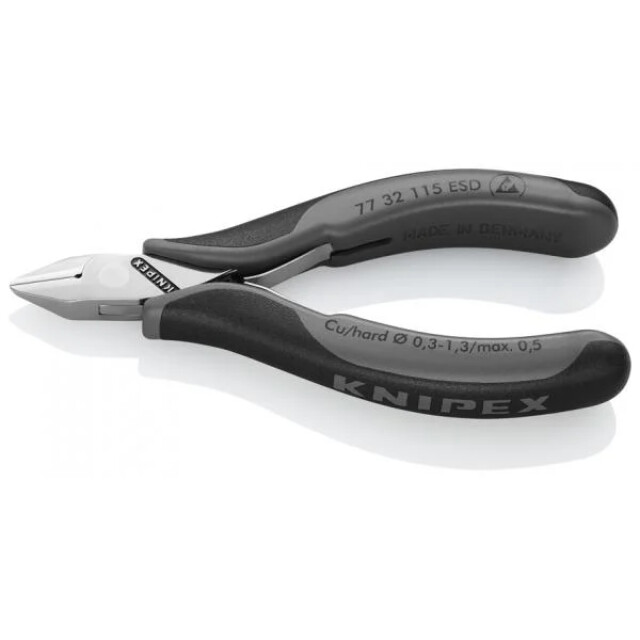 Product image 1 of Knipex Elektronica-Zijsnijtang - 77 32 115 ESD
