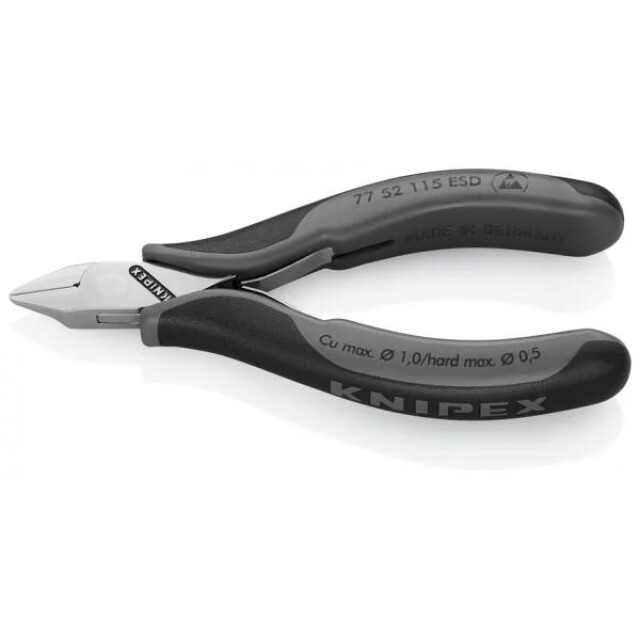Product image 1 of Knipex Elektronica-Zijsnijtang - 77 52 115 ESD