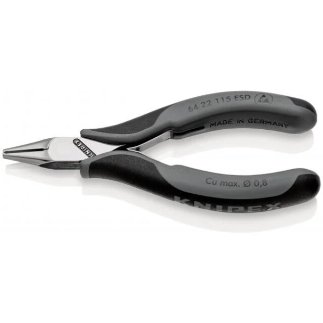 Product image 1 of Knipex Elektronica-Voorsnijtang - 64 22 115 ESD