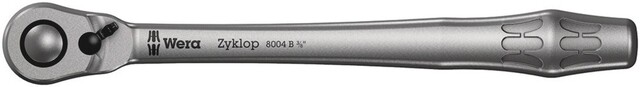 Product image 1 of 8004 B Zyklop Metal-Ratel Met Omschakelpal Met 3/8"-Aandrijving, 3/8" X 222 Mm