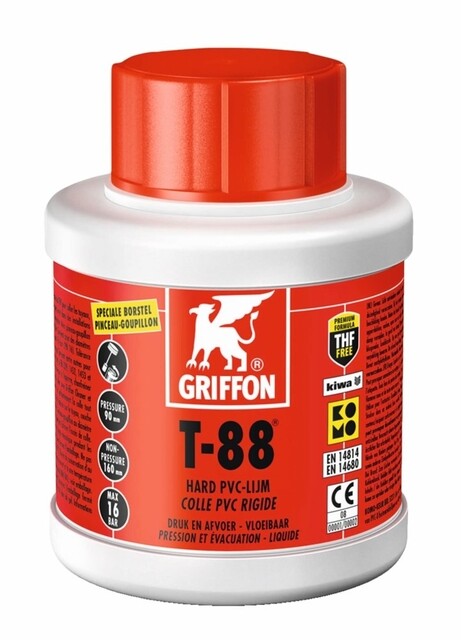 Product image 1 of Griffon PVC Lijm T-88 Met Borstel - 250 ML