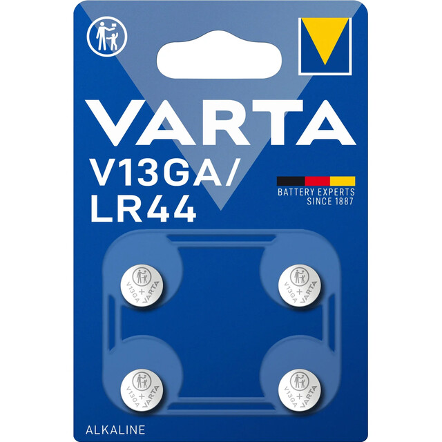 Product image 1 of Varta V13GA / LR44 Alkaline Blister (4 St)