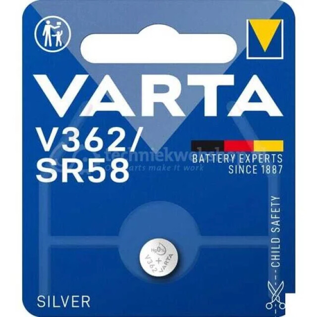 Product image 1 of Varta V362 / SR58 Silver Blister (1 St)
