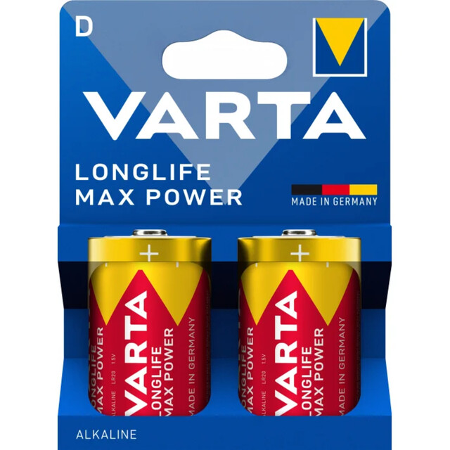 Product image 1 of Varta Longlife Max Power D Blister 2