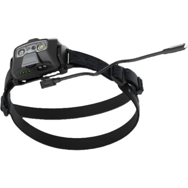 Product image 1 of Ledlenser Hf6r Core Black Hoofdlamp  Oplaadbaar 800 Lumen Ip68 Batterij Vooraan Digitale Focus