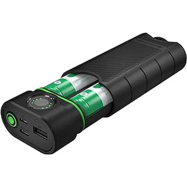 Product image 1 of Ledlenser Powerbank Flex 10 Powerbank 2x Li-ion 21700 9000 Mah 33.30 Wh Ip65 Uitwisselbare Batterijen
