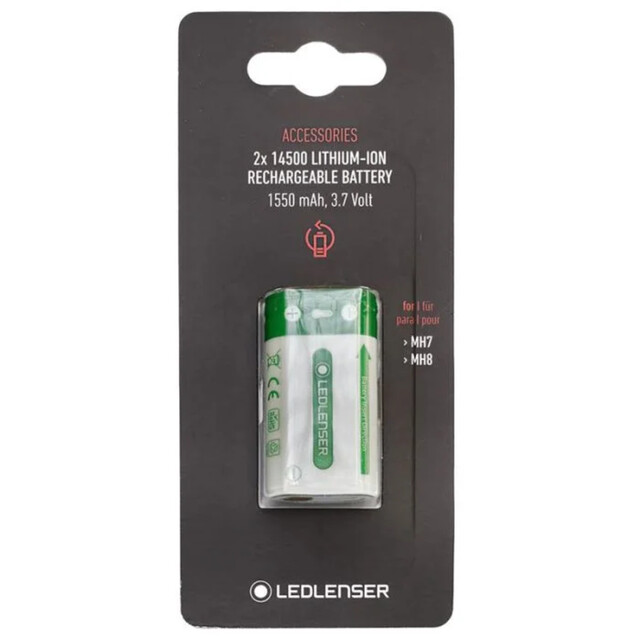 Product image 1 of Ledlenser Li-ion Oplaadbare Batterij 3,7v / 1550 Mah Voor Ih9r, Mh7/8